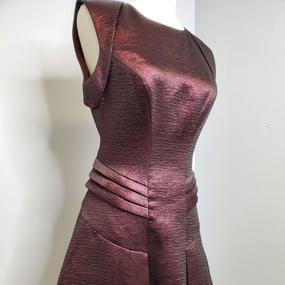 NEW SASS & BIDE dress a‎ fallen star shiny metallic pink mini XS/38 - Picture 5 of 10